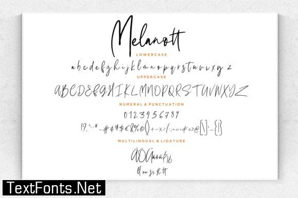 Melanott Font