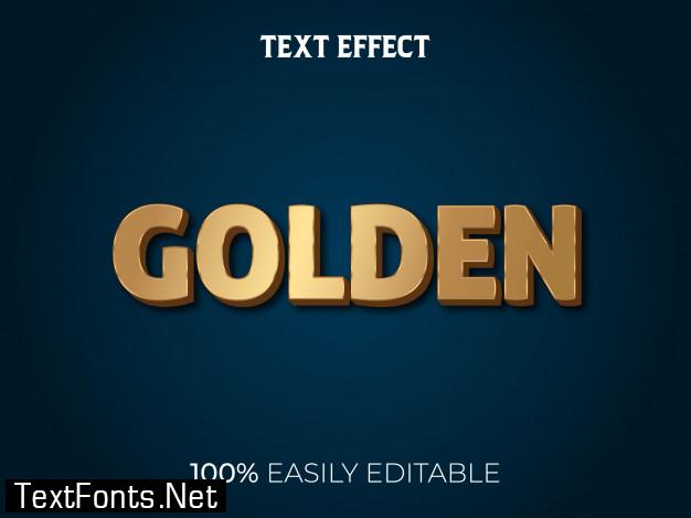 Modern 3d text effect and editable font style