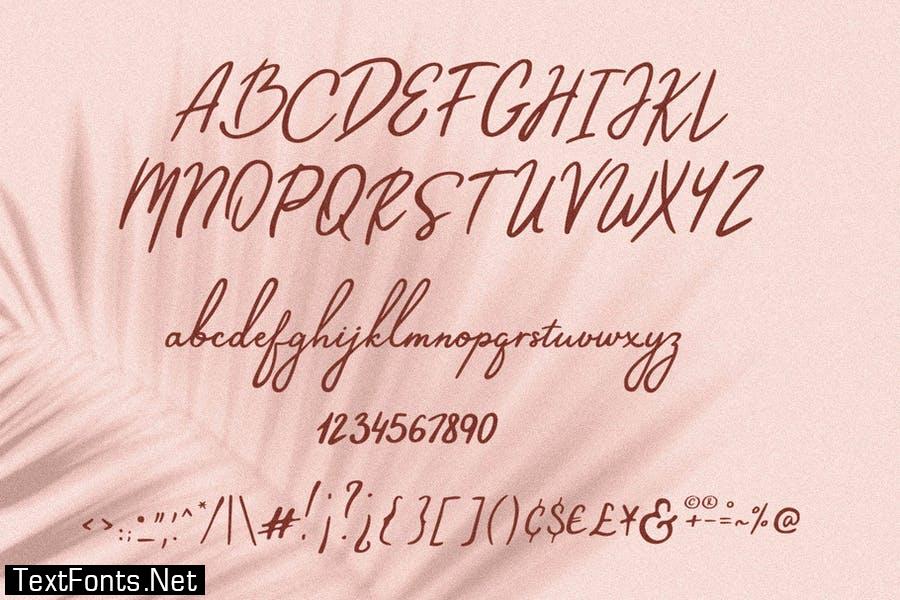 Mon Cherie Script Font