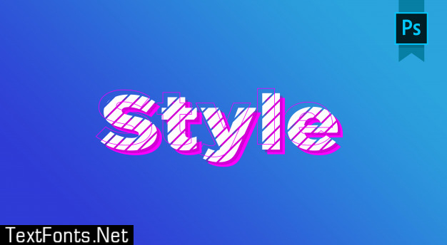 New style text effect