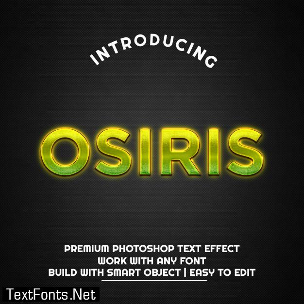 Osiris - text effect template