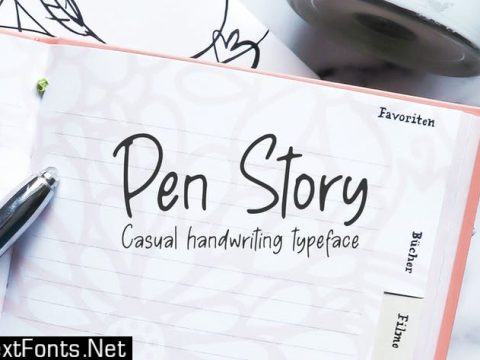 Pen Story - Casual Handwriting