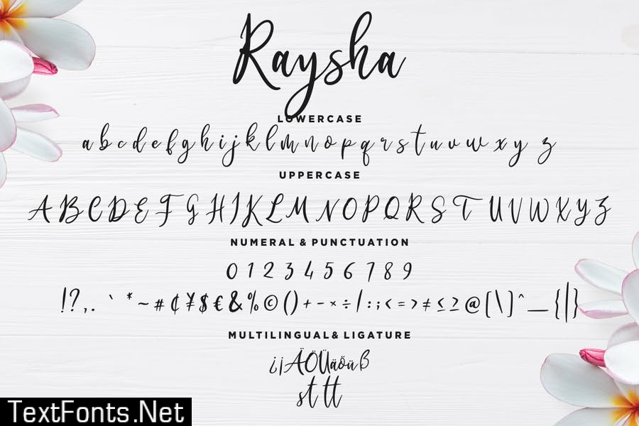 Raysha Signature Handwritten