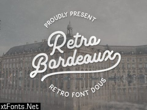 Retro Bordeaux Duos (PreLogo Design)