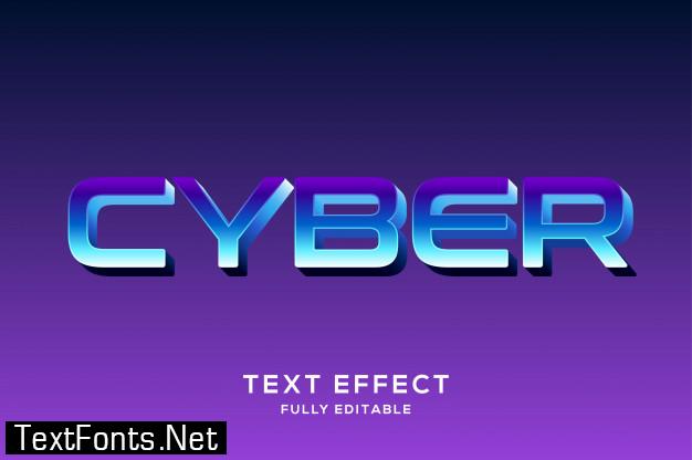 Retro futuristic text effect