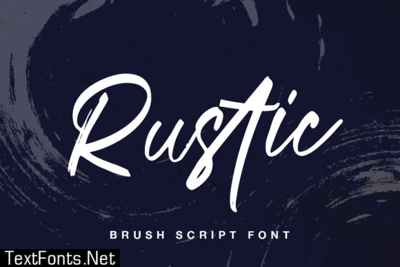 rustic script font