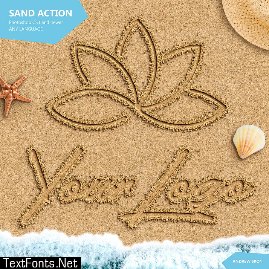 Sand Photoshop Action GXBES3N