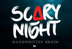 Scary Night Font