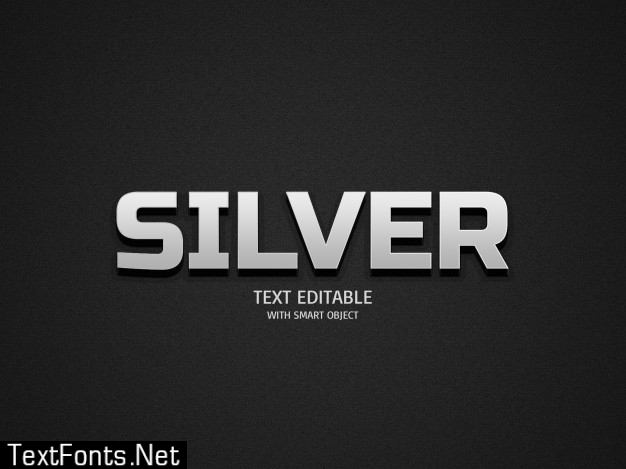 Silver text effects