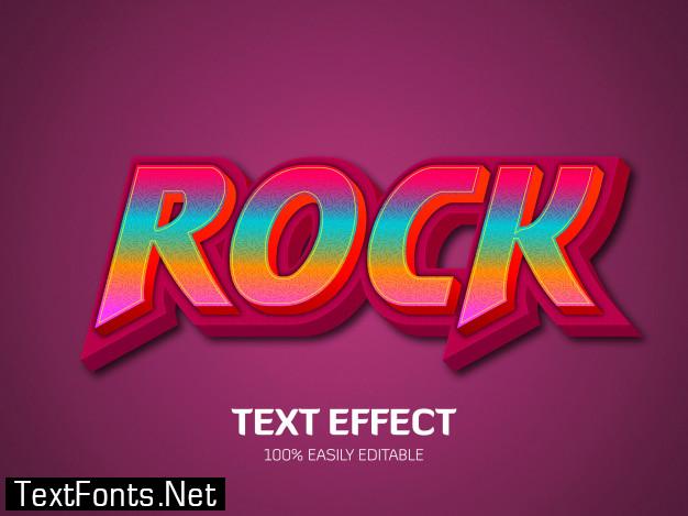 Text effect. font style