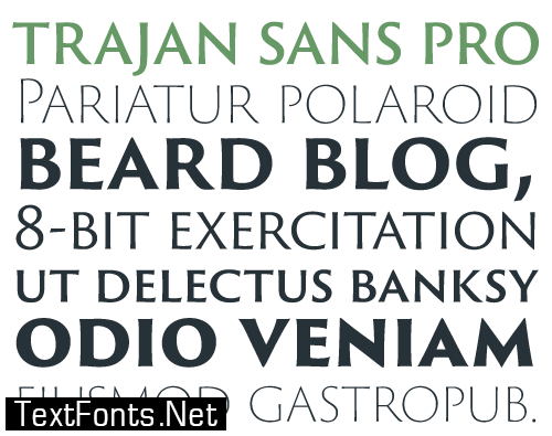 free font trajan pro bold