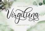 Virgiluna - Modern Calligraphy Font