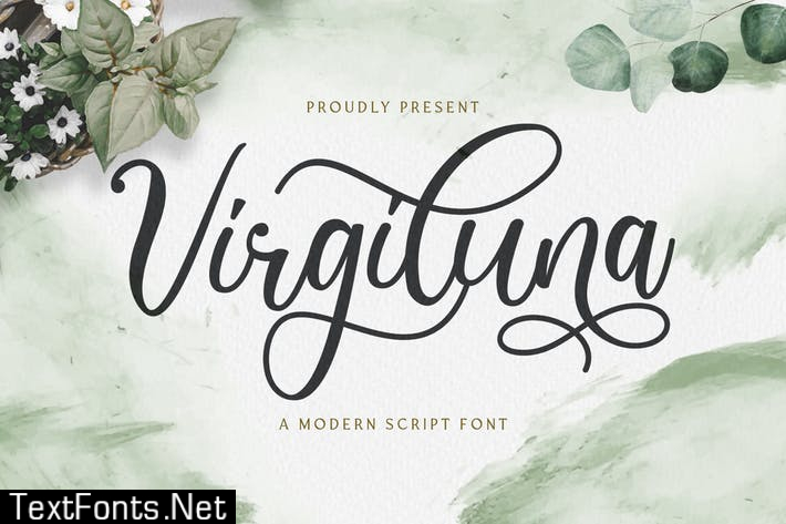 Virgiluna - Modern Calligraphy Font
