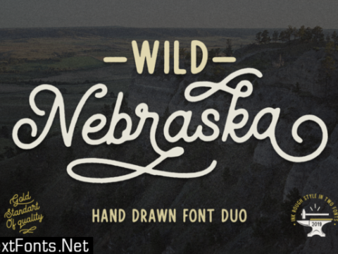 Wild Nebraska Font