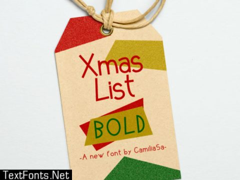 Xmas List Bold