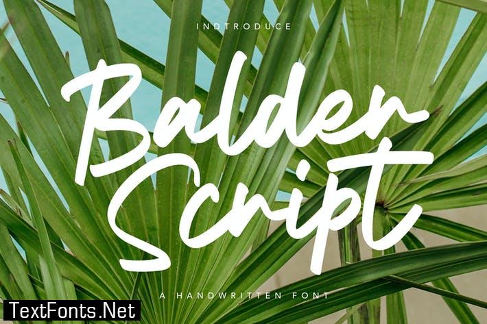 Balder Script Font