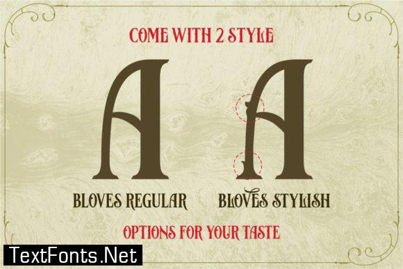 Bloves Font