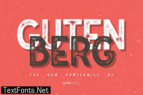 Gutenberg Family Font