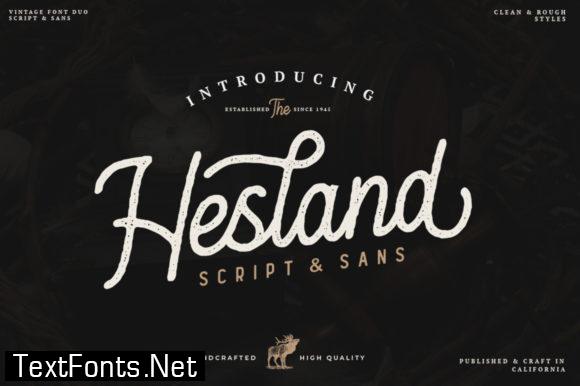 Hesland Font