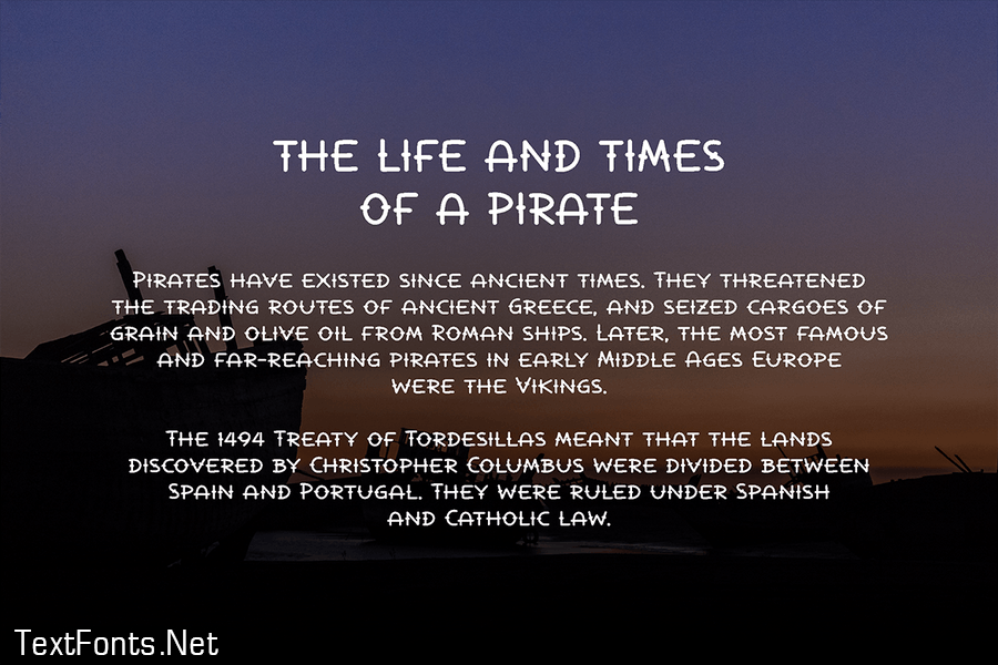 pirate fonts for the mac