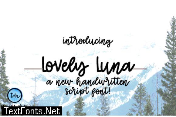 Lovely Luna Font