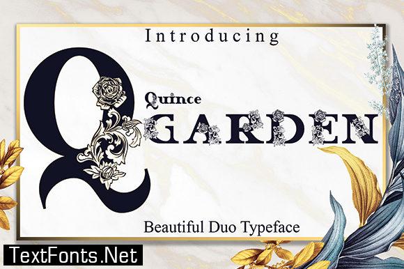 Quince Garden Font