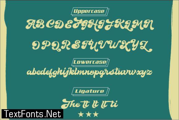 Retropus Script Font