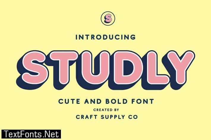 Studly - Layered Font Family