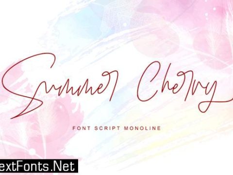 Summer Cherry Font