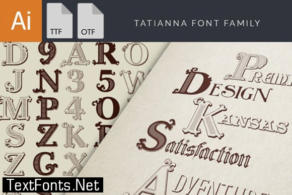 Tatianna Family Font