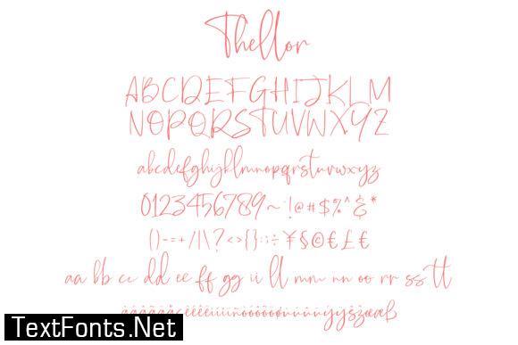 Thellor Font