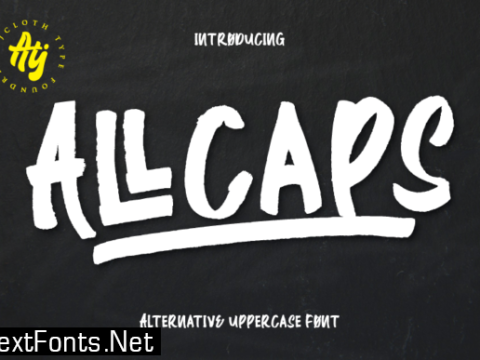 All Caps Font