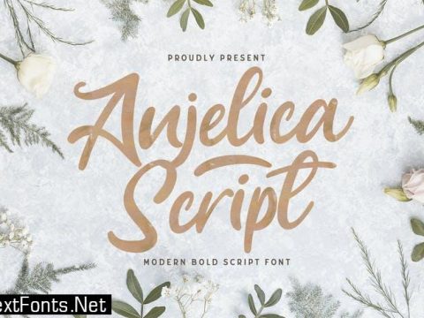 Anjelica Script - Bold Script Font