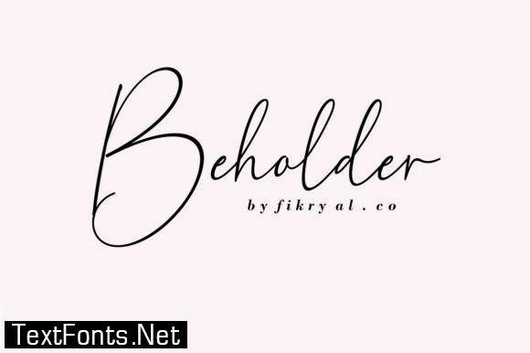 Beholder Font