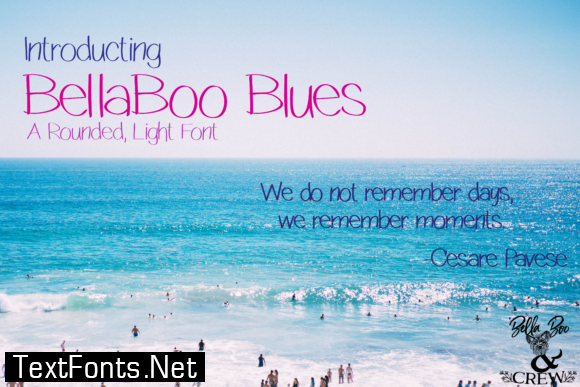 BellaBoo Blues Font