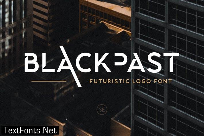 Blackpast - Futuristic Logo Font