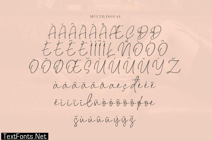 Brendria - Signature Font YR