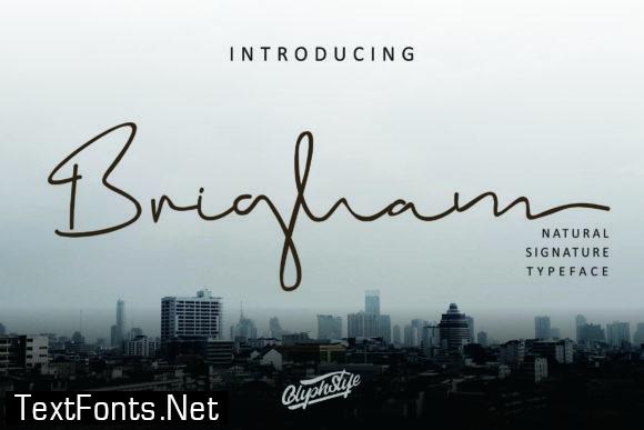 Brigham Script Font