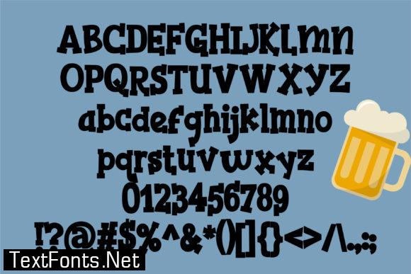 Carbohydrunk Font