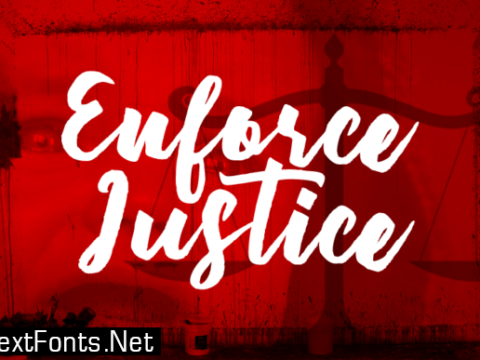 Enforce Justice Font