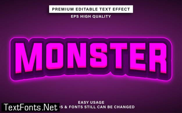 Esport style editable text effect