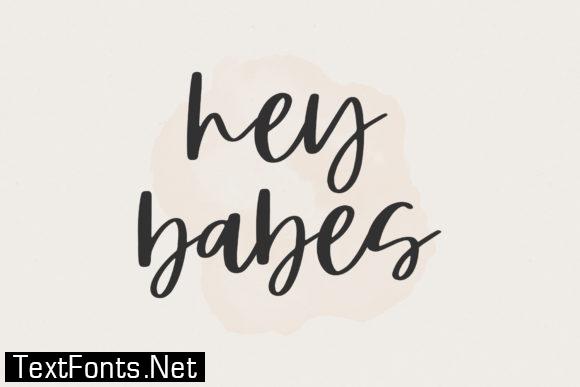 Hey Babes Font