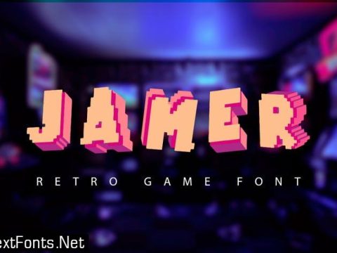 Jamer| retro game font