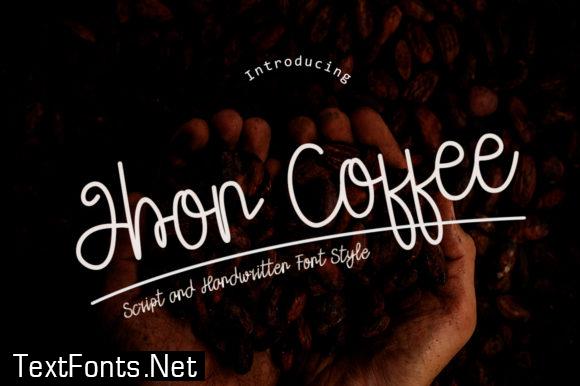 Jhon Coffee Font