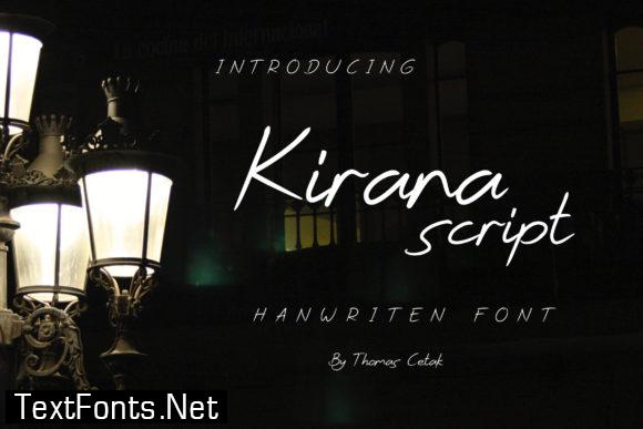 Kirana Script Font