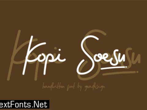 Kopi Soesu Font