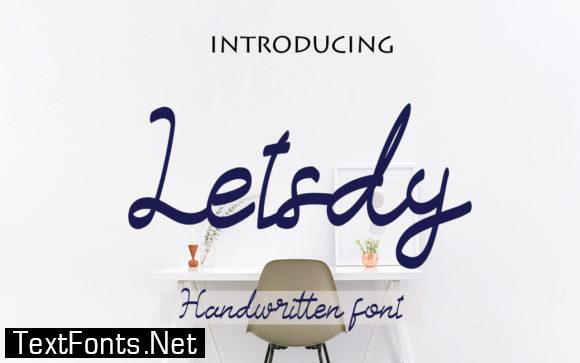 Letsdy Font