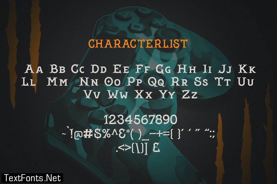 Mysteria - Game Font