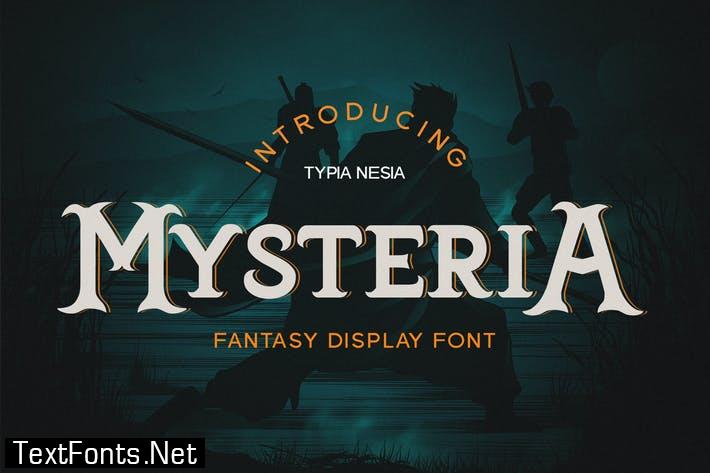 Mysteria - Game Font