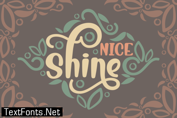 Nice Shine Font